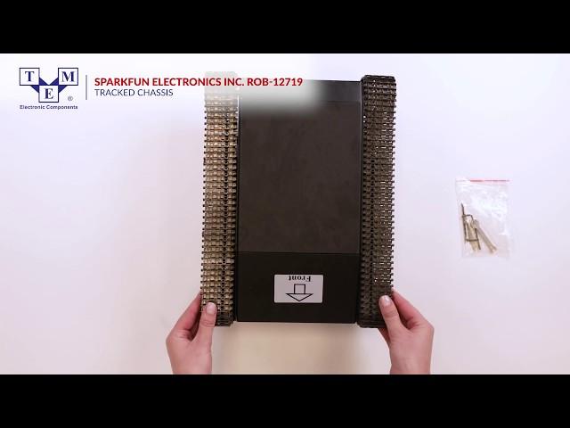 SPARKFUN ELECTRONICS INC. ROB-12719 - Tracked chassis - UNBOXING