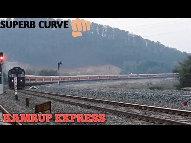 Full Speed 15959 Kamrup Express takes a Beautiful Curve