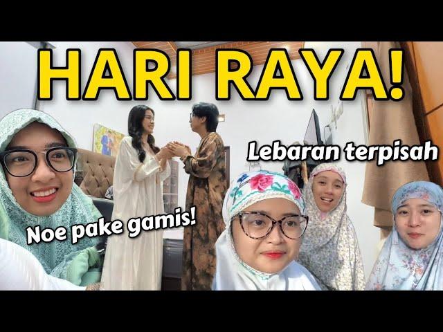 NOE PAKAI GAMIS ! LARAS LEBARAN GAK MANDI!