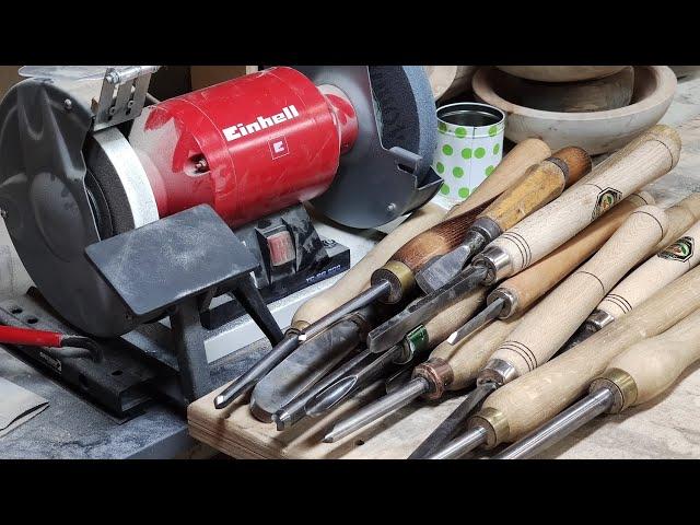 WORKSHOP SERIES - EP1 - How I sharpen woodturning tools 