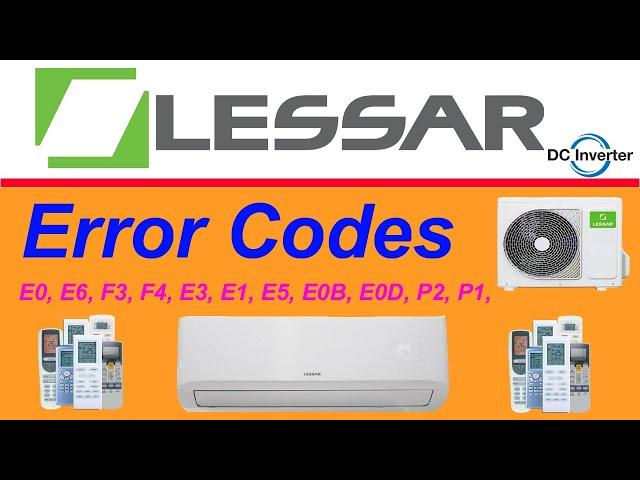 Lessar Air Conditioner All Error Codes And Solution Troubleshooting Urdu/Hindi