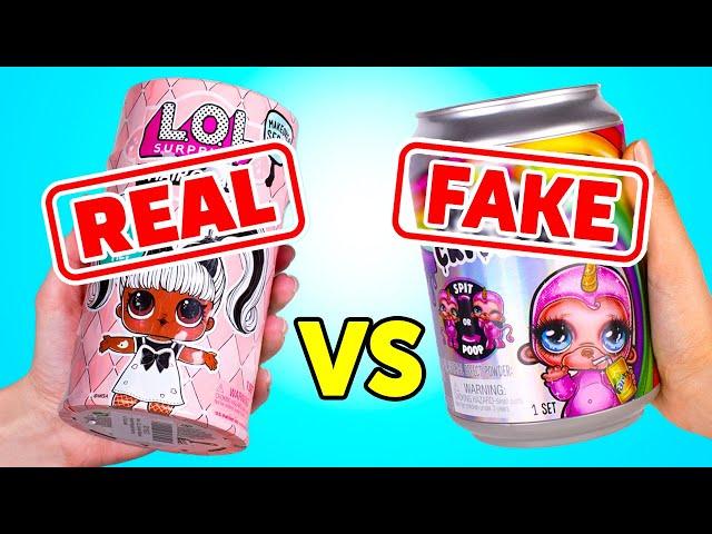 Fake Vs. Real LOL Surprise! ||  Never Buy a Fake Toy!