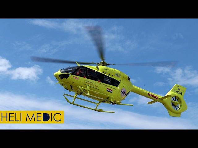 HEMS Croatia / EliFriulia - Airbus Helicopters H145 Landing - Split Firule Hospital Helipad