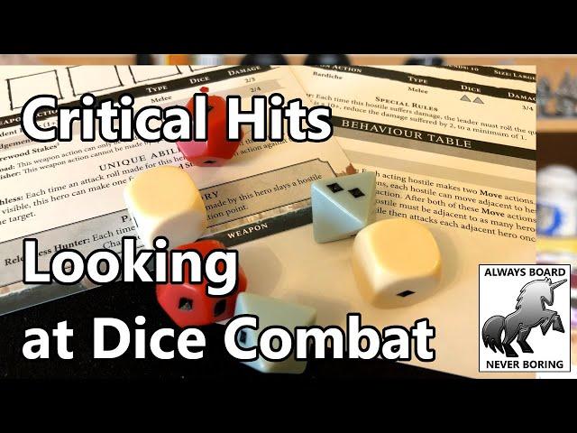 Critical Hits | Cool Combat Dice Mechanisms in Games | Cursed City, Rangers of Shadow Deep & More