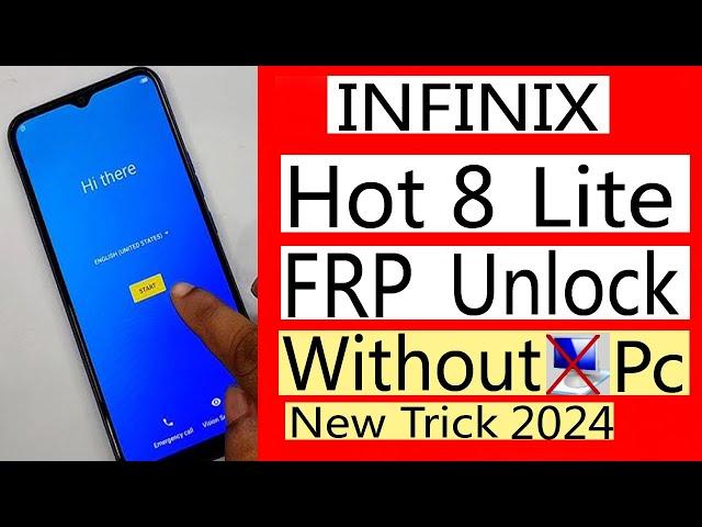 Infinix Hot 8 Lite X650 FRP / Google Account Bypass Without Pc By IRFAN Tech 2024