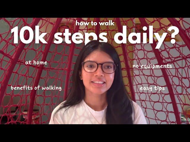How to Walk 10,000 Steps a Day at Home | No Equipment Needed