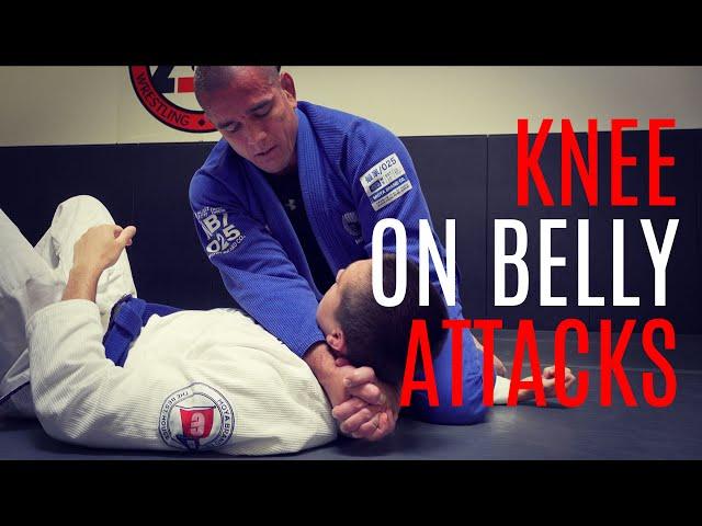 Knee on Belly Attacks| MMA BJJ Techniques | CVBJJ Online