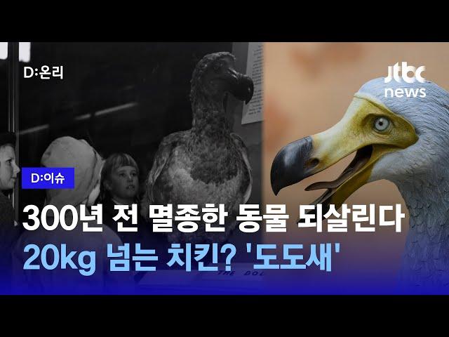 1681년 멸종한 새 '도도', 유전자 편집 기술로 복원한다…성공하면 멸종동물 되살린 첫 사례｜D:이슈