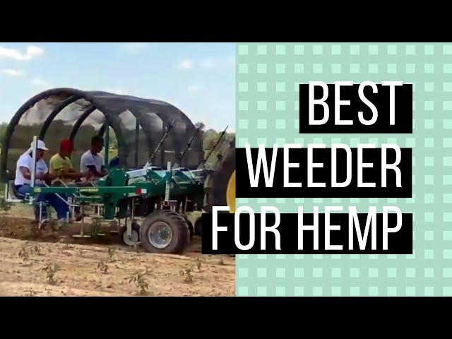 The Best Weeder for Hemp Production - Univerco EcoWeeder from NESSA Inc