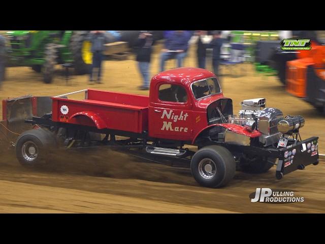 Tractor & Truck Pulling 2025: Super Mod 4wd Trucks & Hot Rods pulling at the Kentucky Invitational