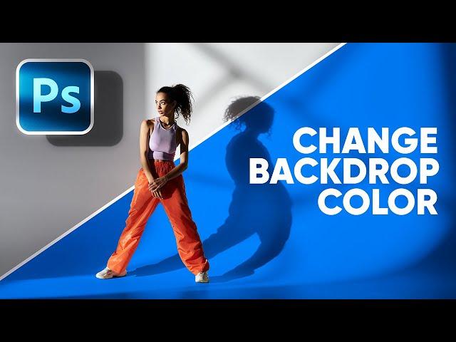 2-Min Photoshop: Right Way to Change Backdrop Color!