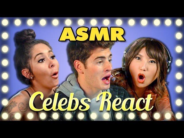 CELEBS REACT TO ASMR
