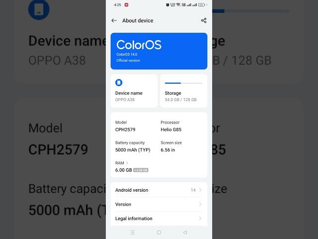Oppo a3x mobile ke momry kaise dekhe How to check mobile storage Hindi Urdu