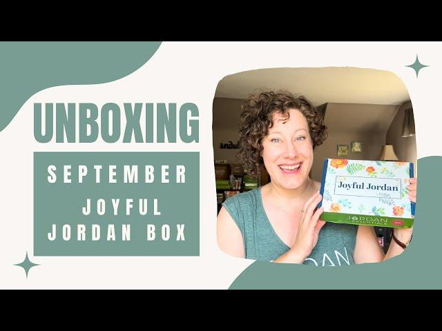 September Joyful Jordan Box | Botanical Skincare | Made in USA | Jordan Essentials