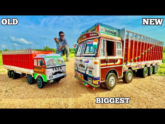 RC New TATA 4825 Truck With 16 Tyres Unboxing & Testing - Chatpat toy TV