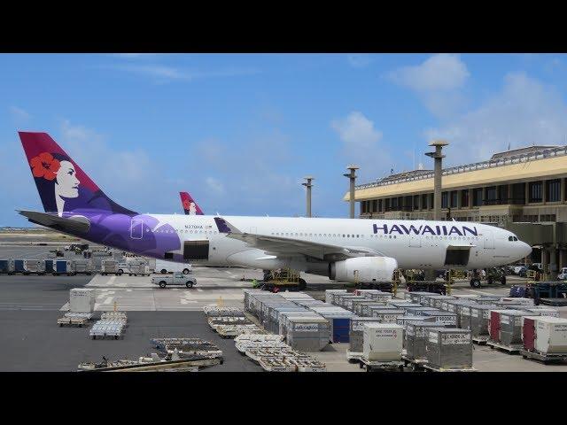 Hawaiian Airlines A330 First Class Honolulu to San Francisco