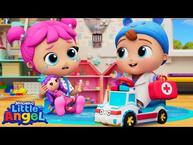 Doll Hospital Doctor Checkup | Little Angel Kids Songs & Nursery Rhymes