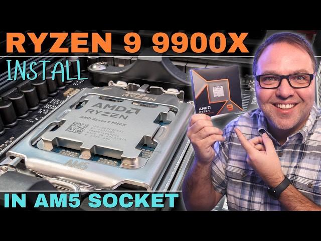 How to Install Ryzen 9 9900X in AM5 Socket (Asus Tuf Gaming X670E-Plus WiFi Motherboard)