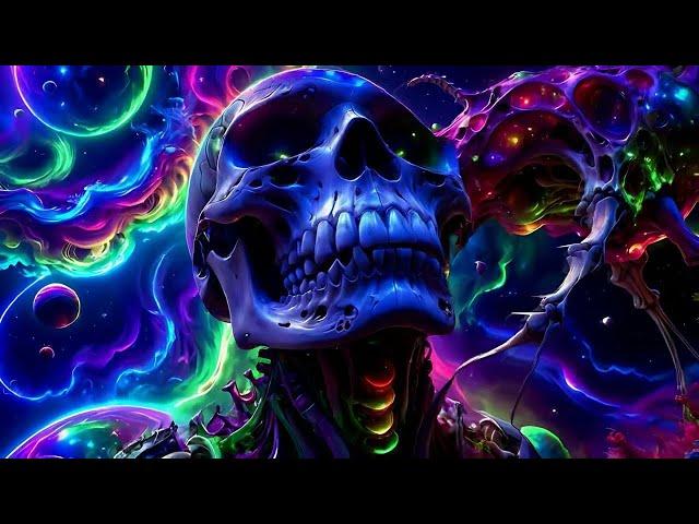 Psychedelic Trance - Space Visualization / Hallucinations mix 2024 (AI Graphic Visuals)