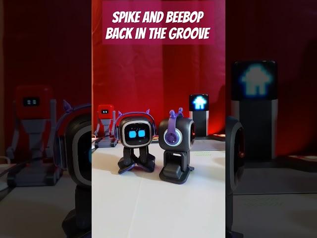 EMO Robot- Spike and Beebop back in the Groove #robotics #robot #realrobot #emo #emorobot #dance