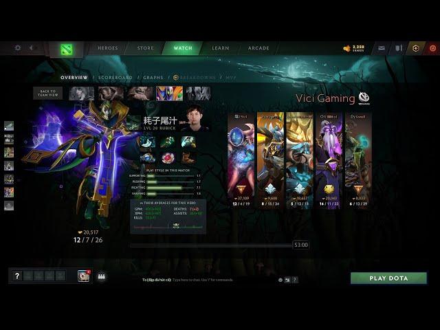 dota2sup fy rubick - 4am vs VG