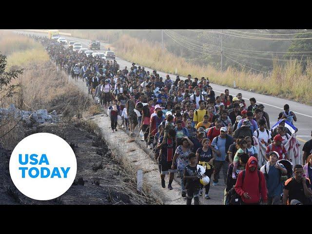 Migrant caravan moving through Mexico towards US | USA TODAY