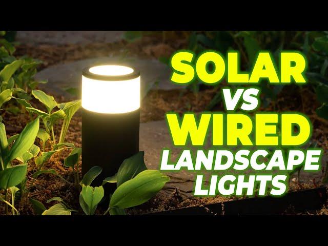 Solar vs Wired Landscape Lights: Breaking Down Their Differences (Which Is Better for You?)