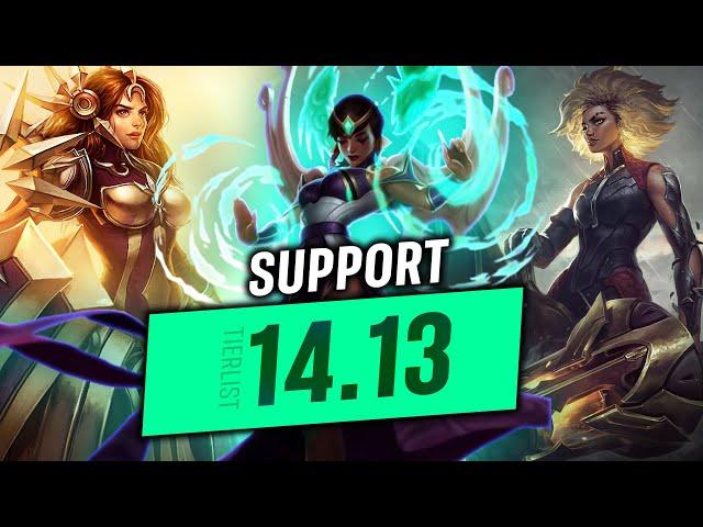 14.13 Support Tier List/Meta Analysis - League of Legends