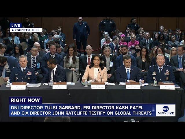 LIVE: Senate Intelligence Committee hearing on global threats