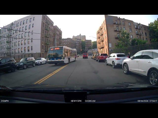 breakdown lane to skip bus around double parker