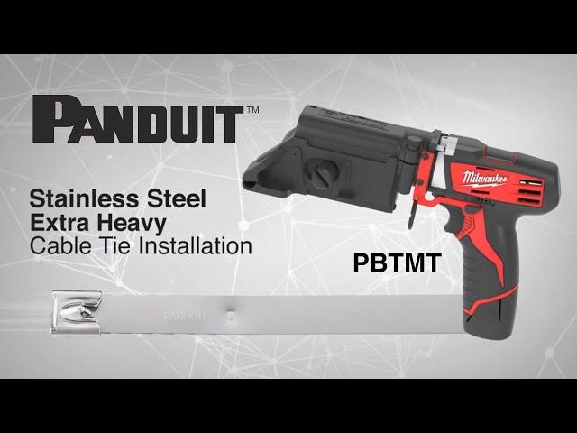 Installing Cable Ties with the Panduit PBTMT