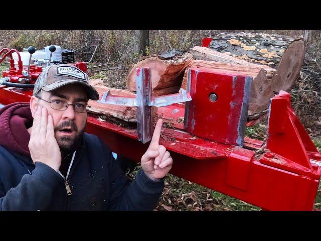 I bent my brand new log splitter. How did this happen?