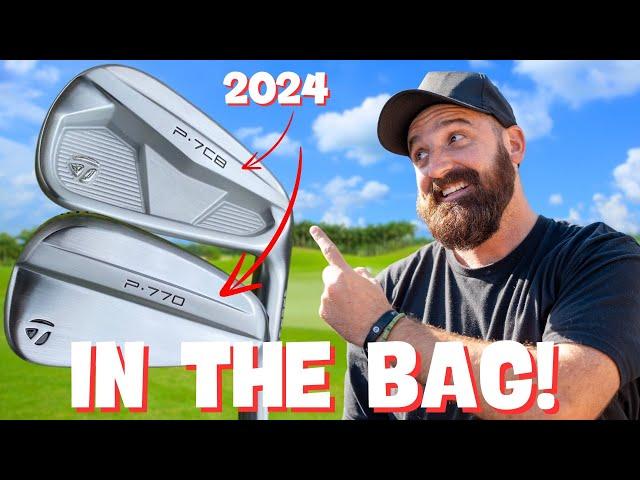 I've got the NEW 2024 P770 & P7CB Taylormade Irons.