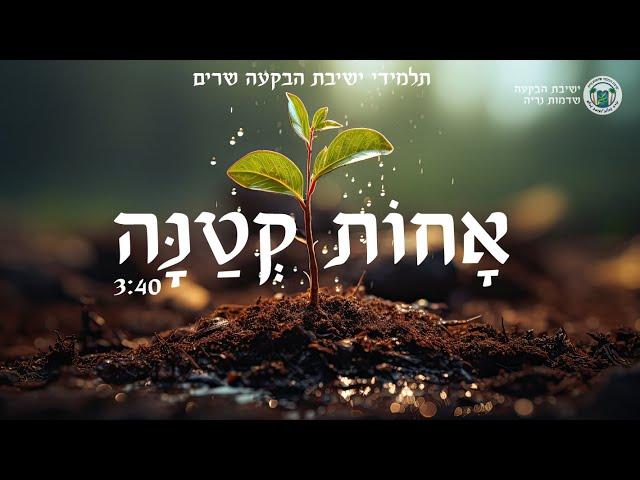 אחות קטנה | ישיבת הבקעה