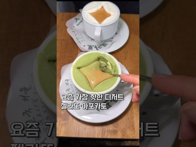 요즘 가장 핫한 디저트 젤라또 아포카토