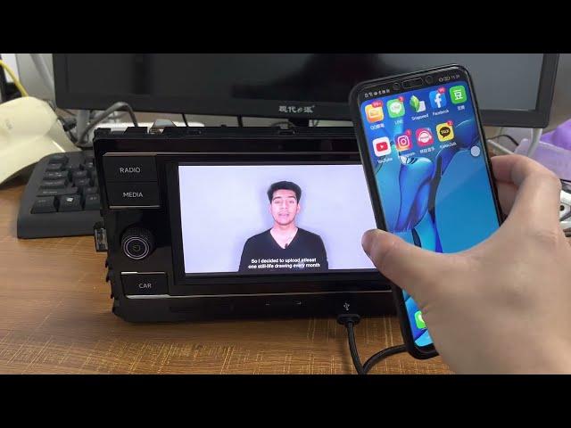 How to Cast Android Phone Screen on CheerDriving JCCP-300(Same WLAN)