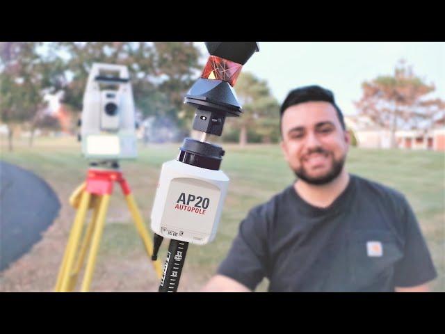 How Accurate is the Leica AP20 AutoPole with a Surveying Total Station?