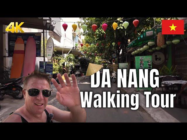 Da Nang - Vietnam - Where is everybody? - These Streets Are Empty - 4K Walking Tour 60FPS