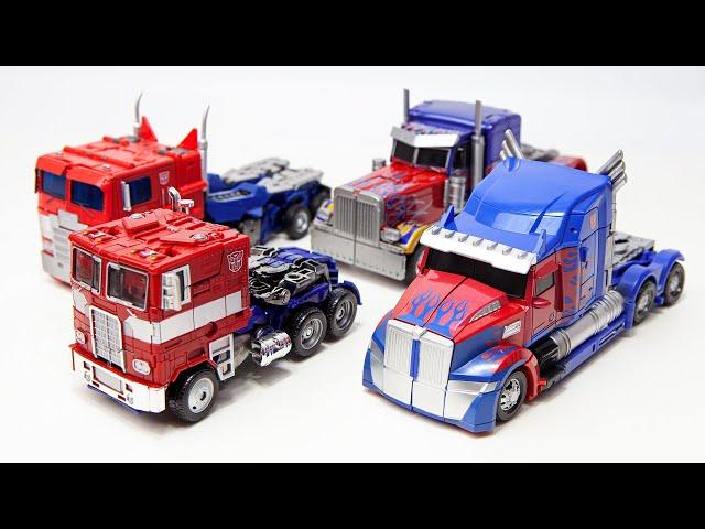 Transformers Movie Leader Scal 4 Optimus Prime Truck Car Vehicle Robot Toys