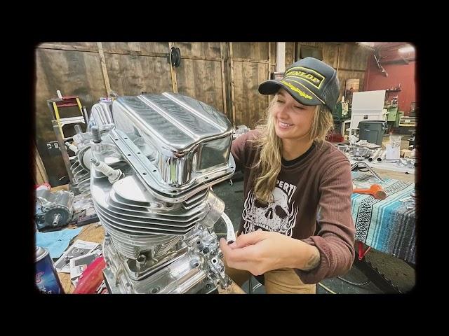 Becky "Axel" Goebel's Born-Free Panhead Build