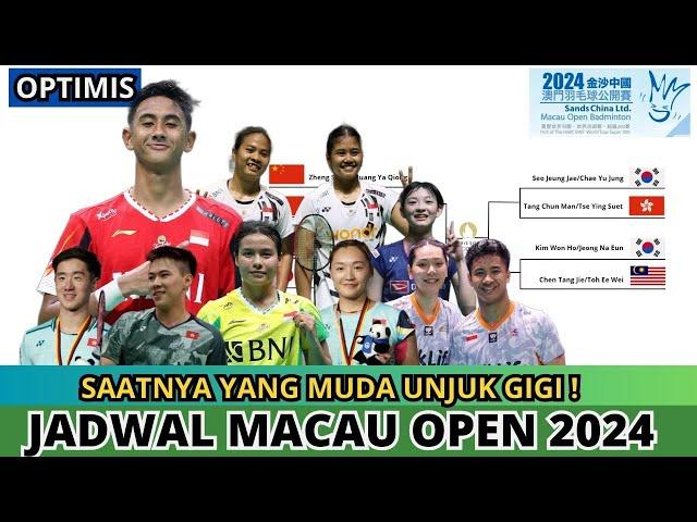 JADWAL MACAU OPEN 2024 DAN DAFTAR PEMAIN UNGGULAN #macauopen2024