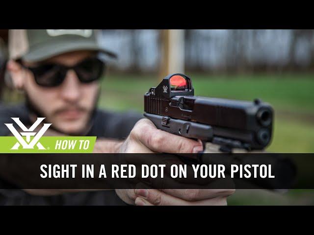 How to Sight In a Red Dot on your Pistol