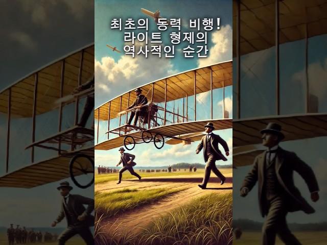 최초의 동력 비행! 라이트 형제의 역사적인 순간