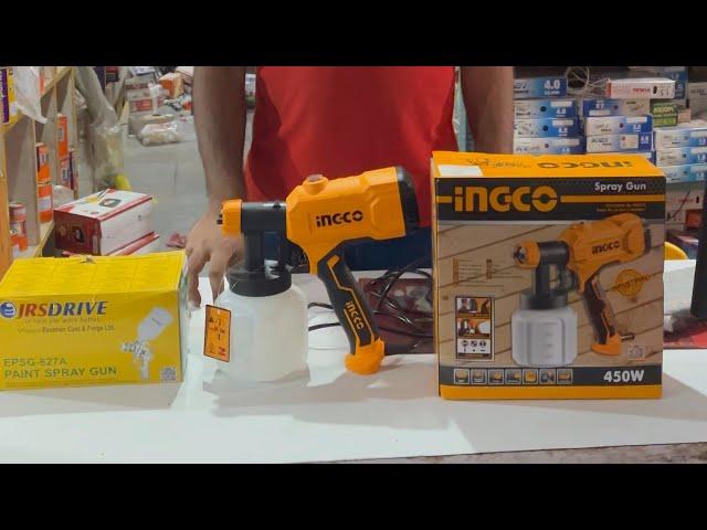 #ingco  spray gun 450w and Eastman spray gun EPSG-827A#electric motivation #ingcotools