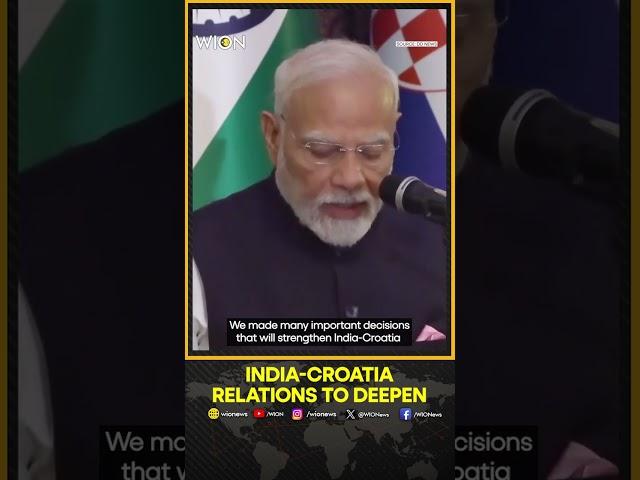 PM Modi Says Zagreb Visit Opens New Doors for India-Croatia Cooperation | WION Shorts