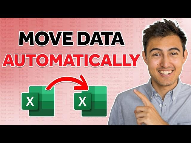 How to Move Data Automatically Between Excel Files