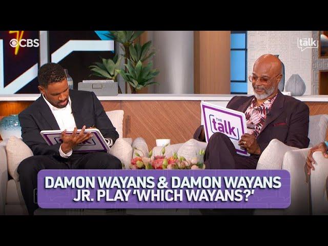 Damon Wayans Jr. Slapped Damon Wayans! | The Talk