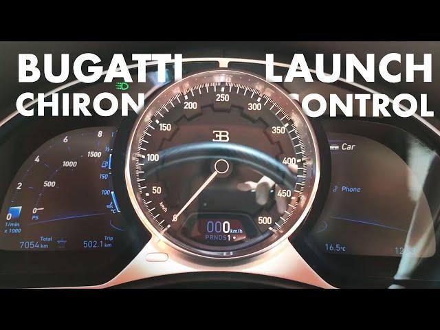 Bugatti Chiron Launch Control Start  | Matthias Malmedie