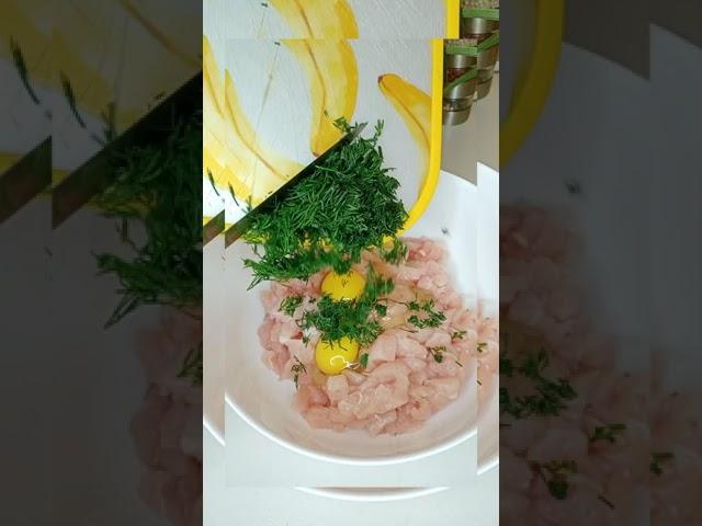 Рубленные котлеты из куриного филе