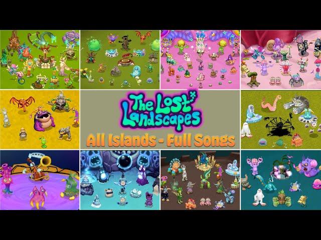 The Lost Landscapes - All Islands, All Songs (4K) | My Singing Monsters my Fanmade